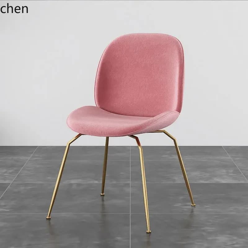 HYS  Bar Iron Art Backrest Chair Office Meeting Chair Creative Home Vanity Chair (Minimum Order of Two Pieces)