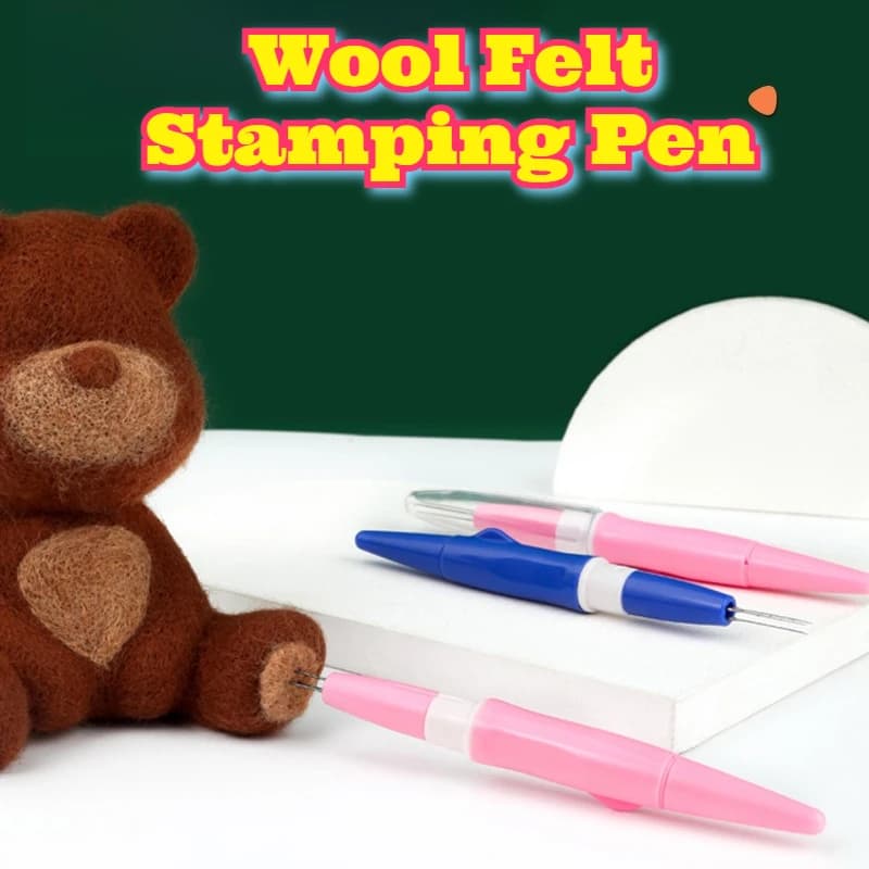 Wool Felting Needle Tool Multi Tip 3 Point Needles Fast Felting Pen DIY Craft Supplies Punching Stabbing Starter Kit Handmade