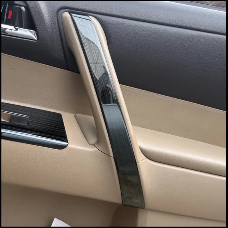Car Styling For Toyota Highlander 2009-2013 Door Inner Armrest Handle Panel Cover Trim Decorative Frame Strips Auto Accessories