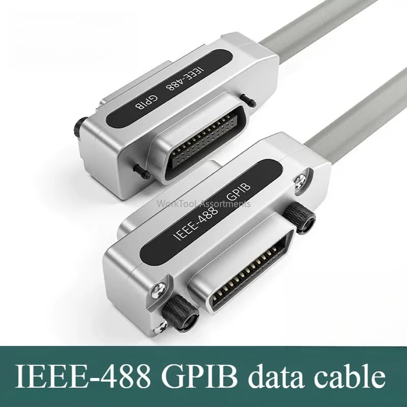 IEEE488 GPIB Data Cable Industrial PCI Motherboard Connection Cord 1/1.5/2/3/5/10M For Instrument Data Transmission