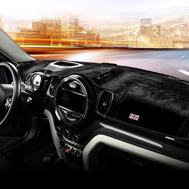 Car Dash Board Mat Dustproof Dashmat Pad Carpet Dash Sun Shade Cover For MINI Cooper S F54 F55 F56 F57 F60 R61 CLUBMAN COUNTRYMA