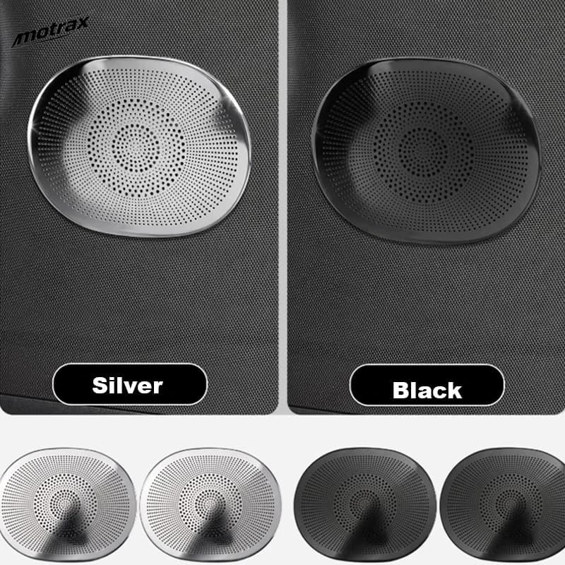 For BYD ATTO 3 EVO Yuan Plus 2026 2027 Car Trunk Door Side Speaker Air Outlets Dust-proof Protective Covers Accessories