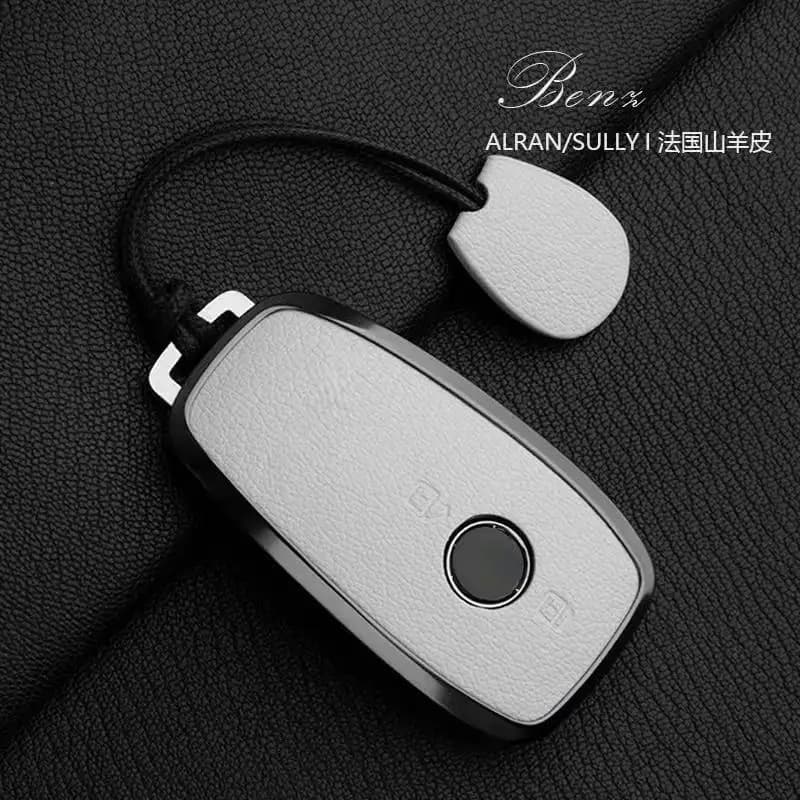 Aluminum alloy Car Remote Key Case Cover Shell For Mercedes Benz A C E S G Class GLC CLE CLA GLB GLS W177 W205 W213 W222  AMG