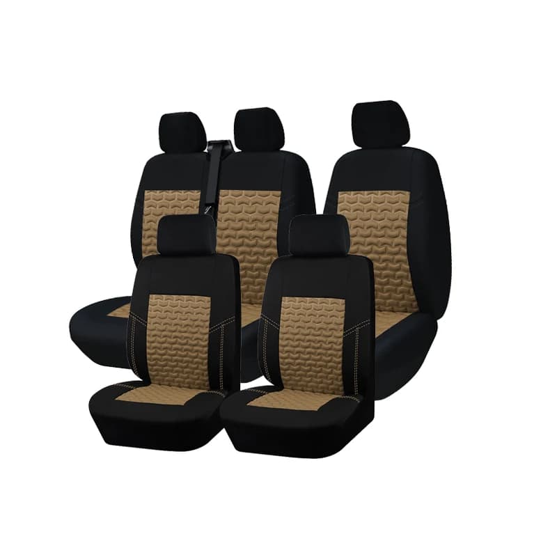 Universal 2+1 Van Seat Covers 4mm Sponge Cushion Fit Ford Transit Mk6 Fiat Ducato Citroen Relay Truck
