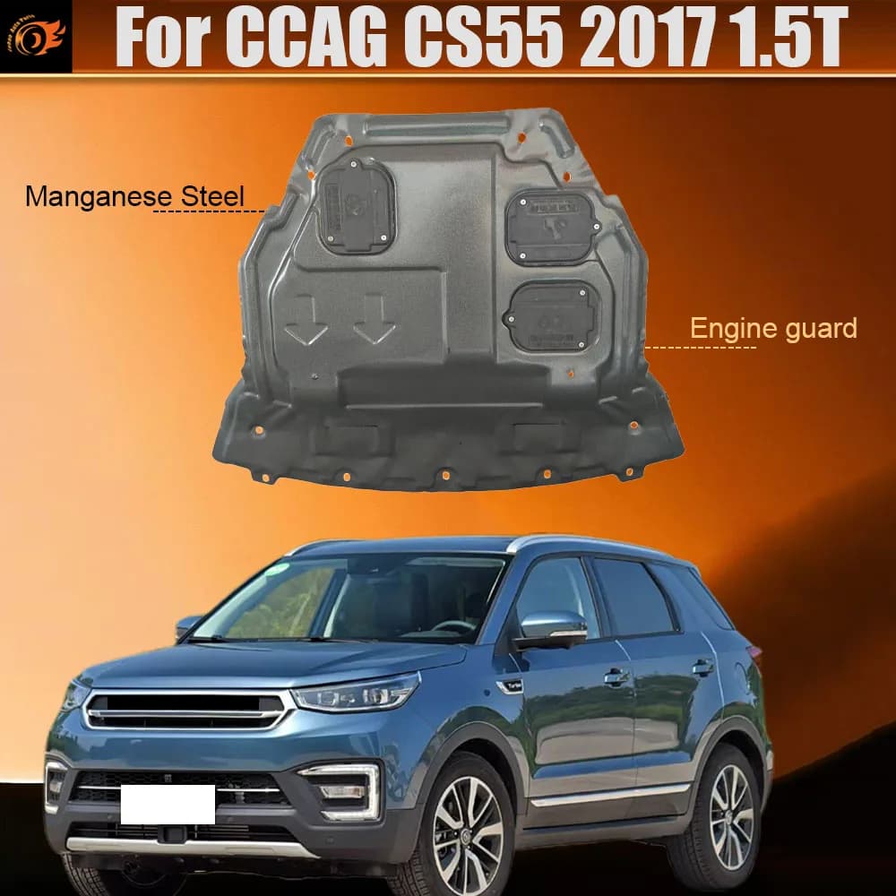 For CCAG CS55 2017 1.5T New Higher Quality Black Under Engine Guard Mudguard Board Splash Shield Mud Fender Plate Panel