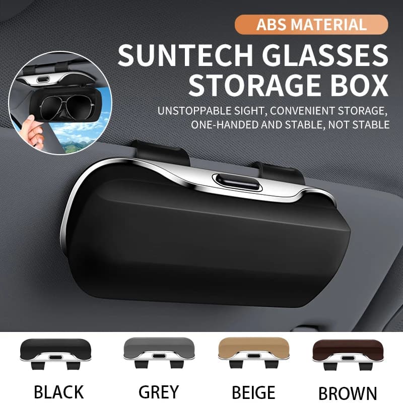CNZKO 2026 Car Accessories Car Visor Sunglasses Car Glasses Case For Mercedes-Benz BMW Audi Volvo Polestar Hyundai Toyota Honda