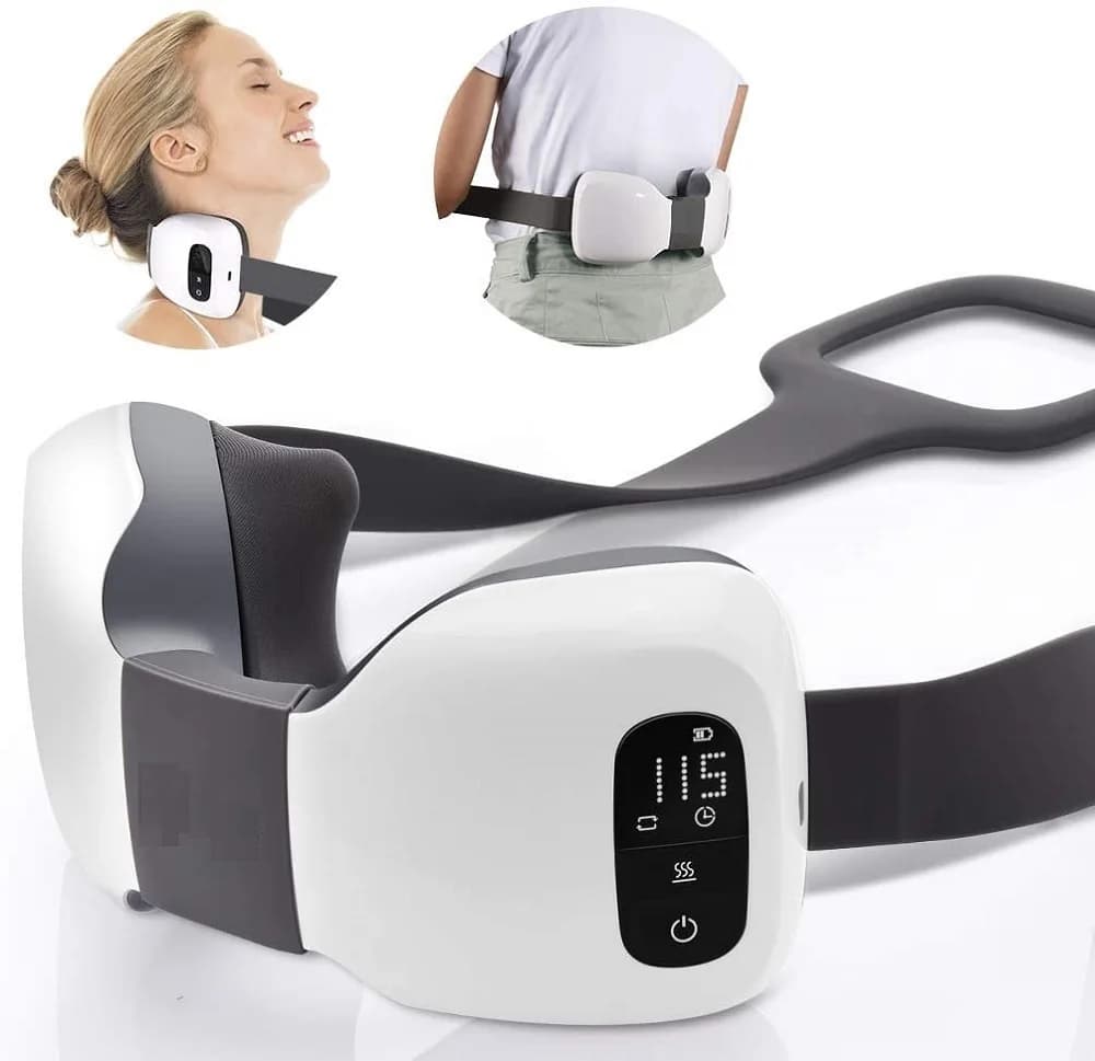 Electric Cervical Hand Vibrator Neck and Shoulder Massager for Hot Kneading of Neck, Shoulder and Back