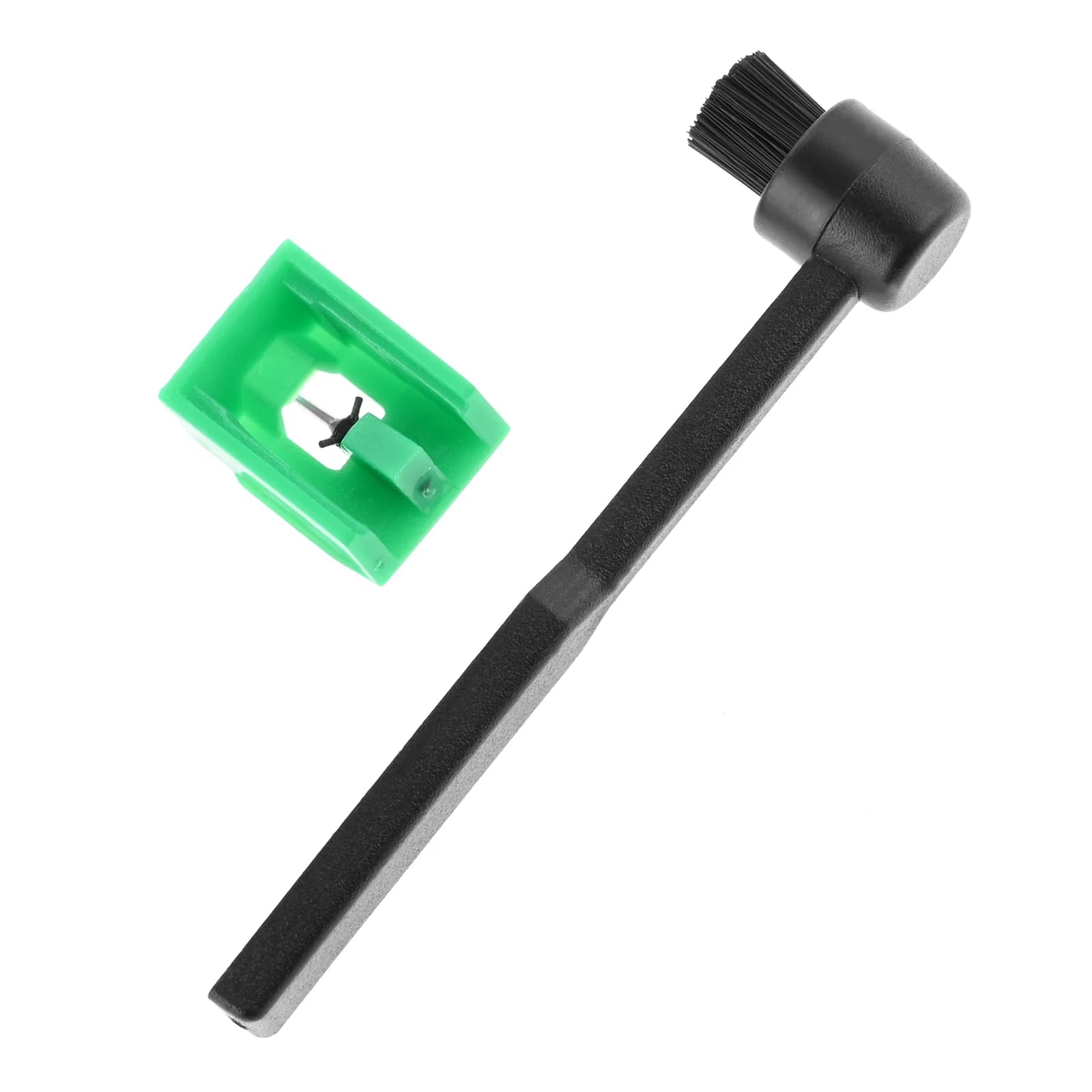 1 Pc ATN95E Replacement Stylus for AT95E AT93 AT3400 AT3450 Phono Cartridges Diamond-Shaped Oval Tip With Stylus Cleaning Brush
