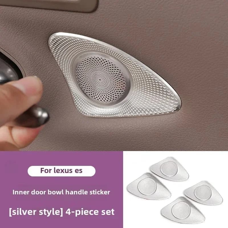 For Lexus ES ES200 300H 350 2018-2025 Car Door Handle Decoration Cover Interior Door Bowl Protection Sticker Styling Accessories