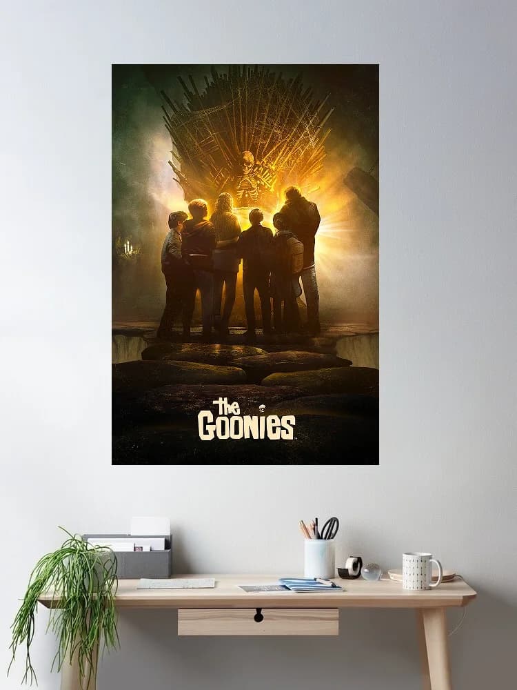 The Goonies Movie Art Print Canvas Poster, Living Room Decor, Home Wall Picture