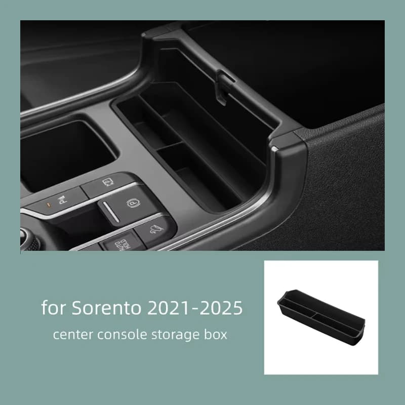 For 21-25 Sorento Sorento Silicone Central Control Armrest Box Storage Box Storage Decoration Box