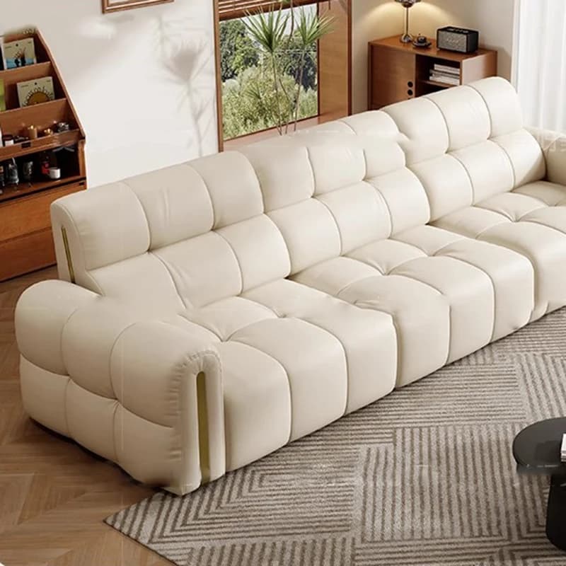 Versatile Sleeping Living Room Sofas White Designer Modern Luxury Sofa Lounge Lazy Leather Couch Wohnzimmer Furniture For Home