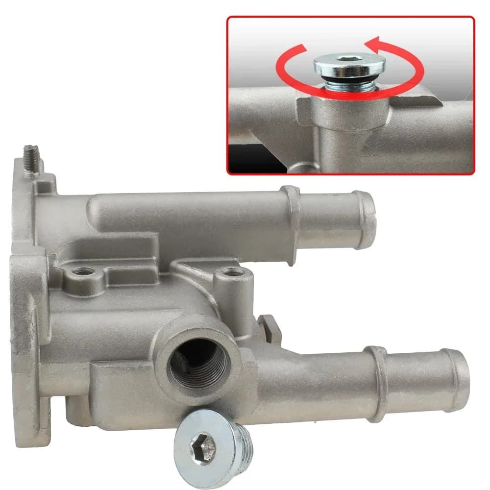 Cubierta de termostato de aluminio para Chevrolet, Chevy, Cruze, Aveo, Orlando, Opel, Astra, Zafira, Signum, Moka, 96984103, 968