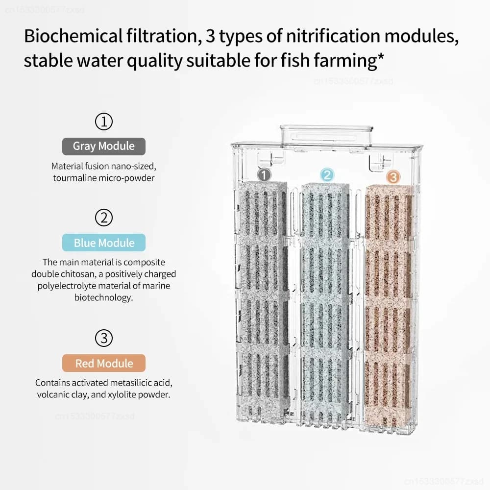 {best} Fish Tank Filter Cartridge Set Aquarium Physical Biochemical Filtration 50W Heating Rod Smart Constant Temperature