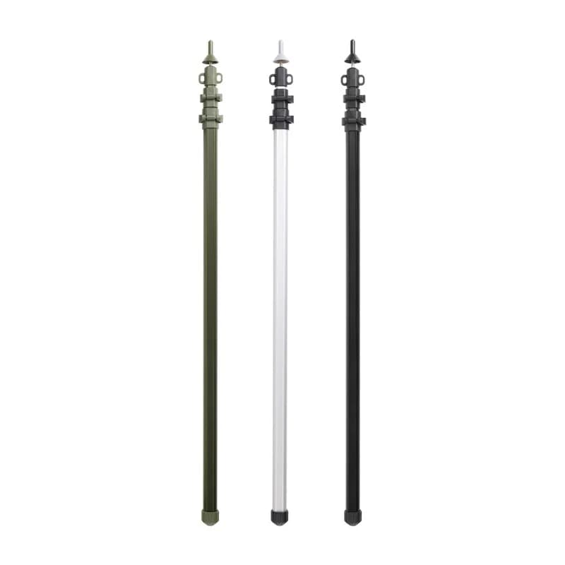 Manufacturer Aluminum Tent Pole Adjustable Telescopic Canopy Support Lightweight 230cm Outdoor Camping Hiking