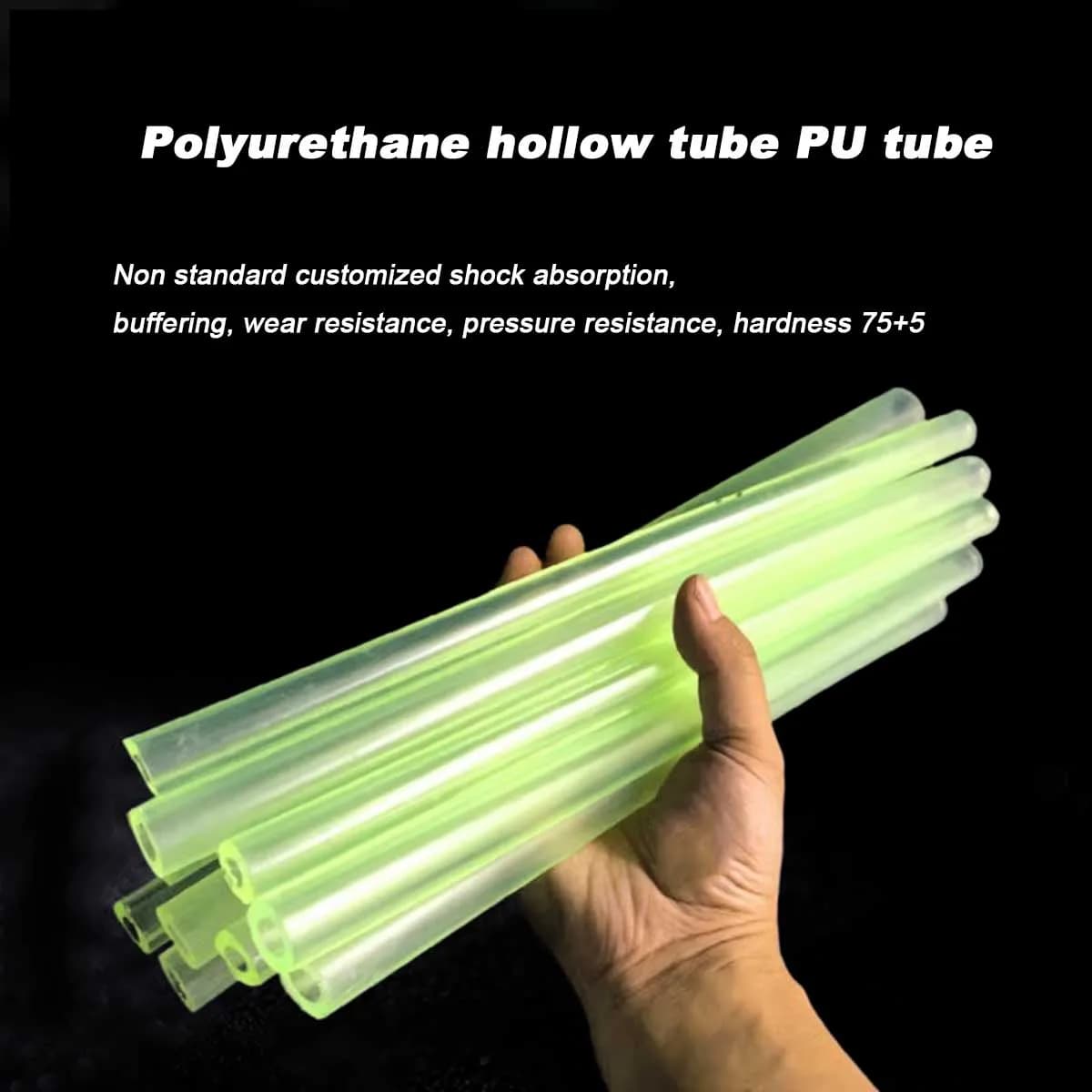 Small Inner Hole Polyurethane Hollow Tube, Strong Elastic Rubber Tube, Small Cow Tendon Pu Tube, Inner Diameter 4/5/6/8mm