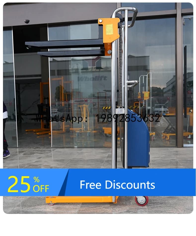YFY Lightweight Pallet Truck Semi-Electric Hydraulic Material Handling Forklift Pallet Forklift