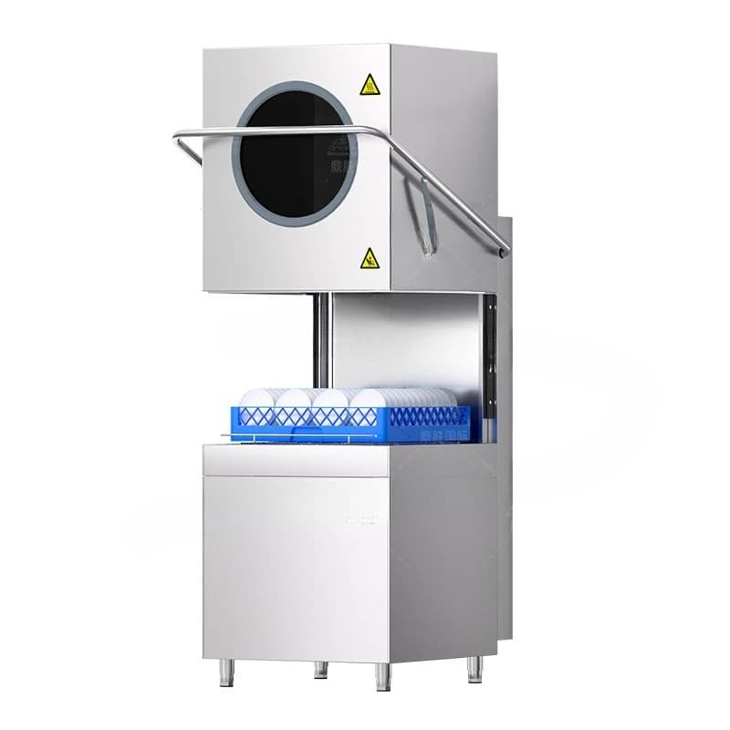 Uncovered dishwasher, commercial fully automatic large catering
