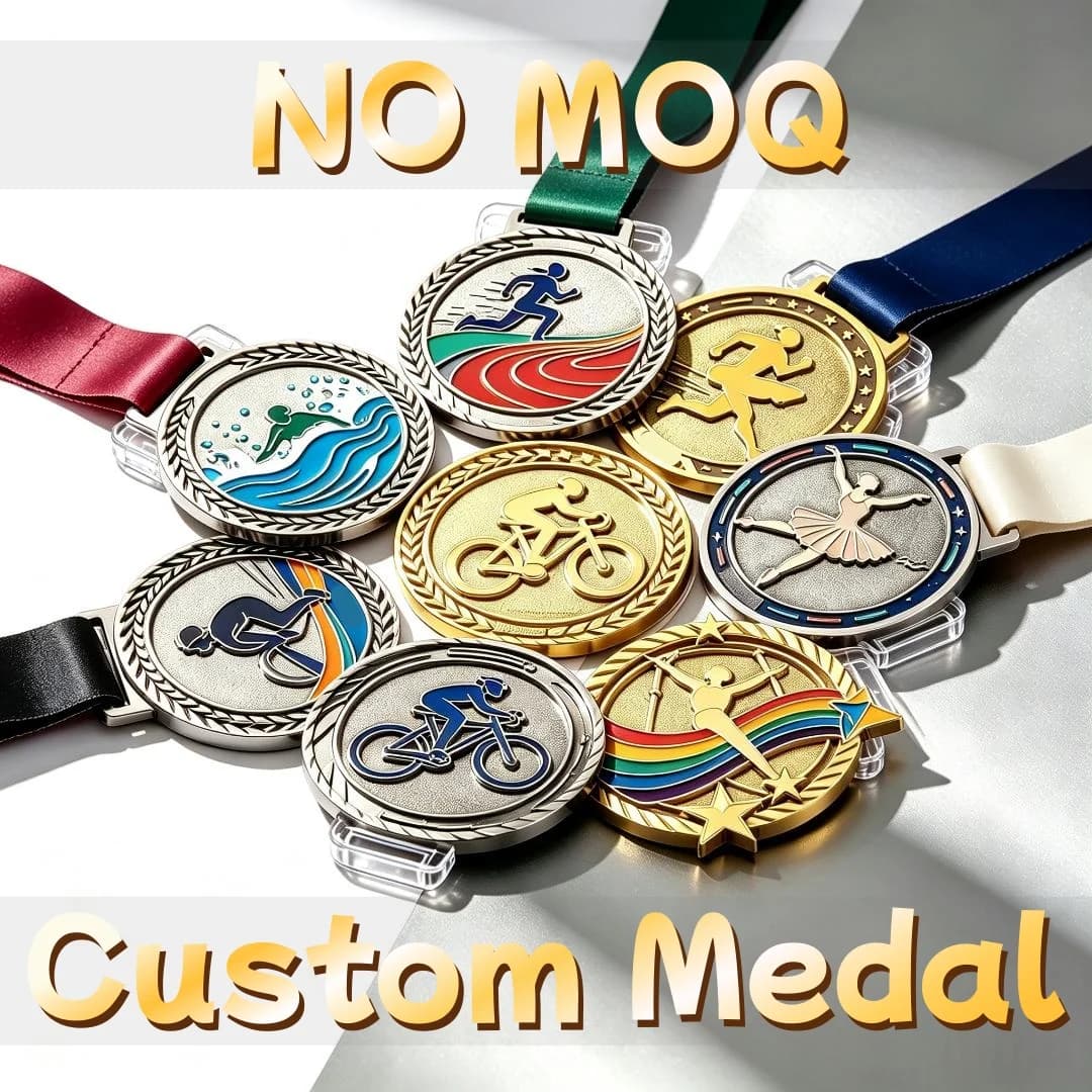 Hot Sale Medal Sport Triathlon Swimming Running Run Marathons Cycling Medal 3D Dance Gymnastics Bodybuilding Medals to Customize