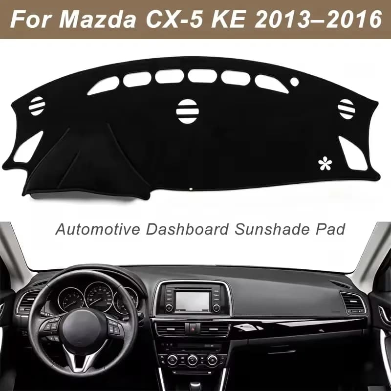 Dashboard Cover Dash Mat For Mazda CX-5 KE 2013-2016 Anti-Glare Non-Slip Sun Shade Interior Protector