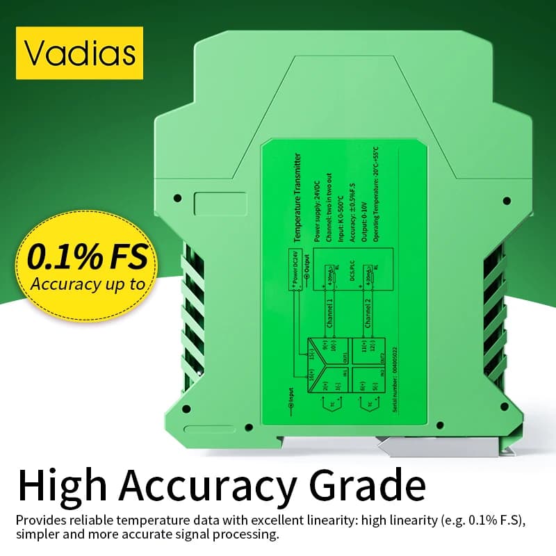 PT100 Temperature Transmitter 0-100℃ 0-200℃ RTD PT100 Temperature Converter 4-20mA 0-10V 0-5V RS485 PT100 Signal Converter
