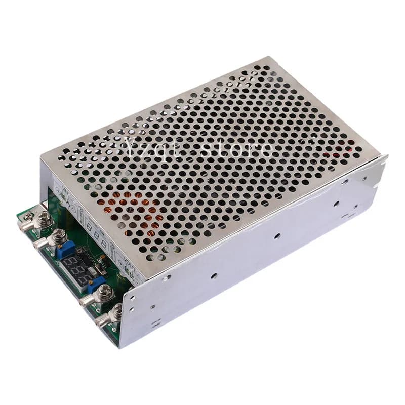 1500W50A high power adjustable step-down module DC72V to DC60V48V24V19V12V strong heat dissipation module