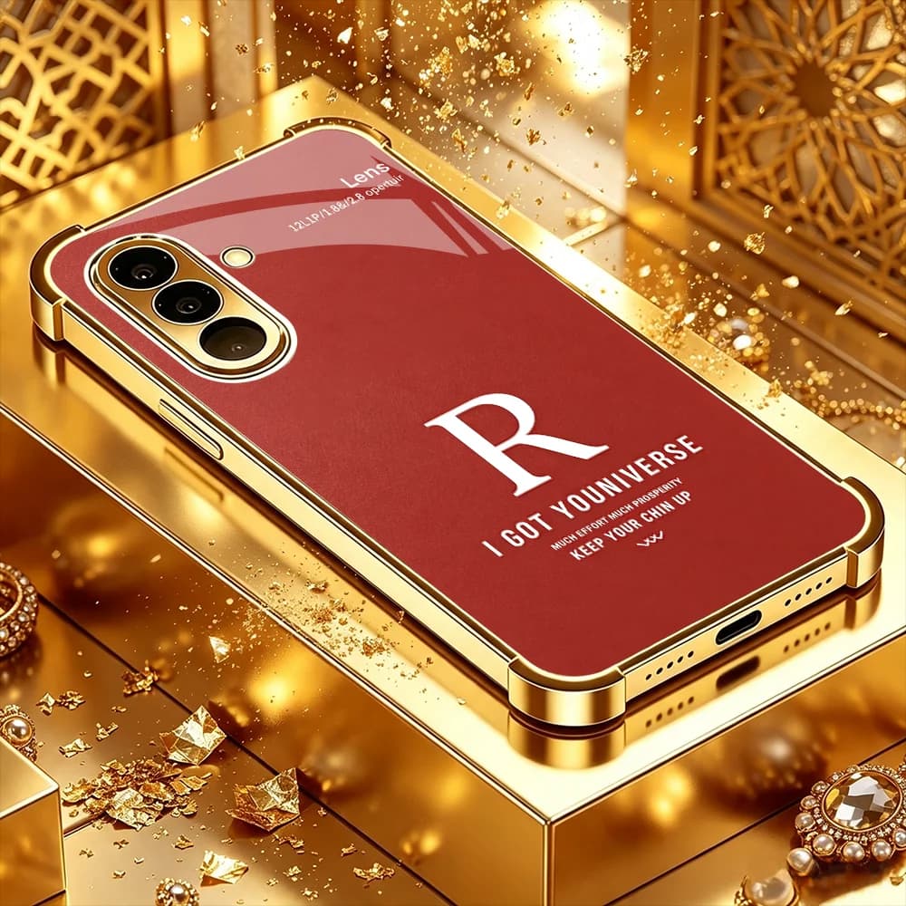 Inspirational and upward Phone case High-end Glass TPU phone case for Samsung Galaxy S26/S25/S24/S23/S22FE Ultra Plus Shockproof