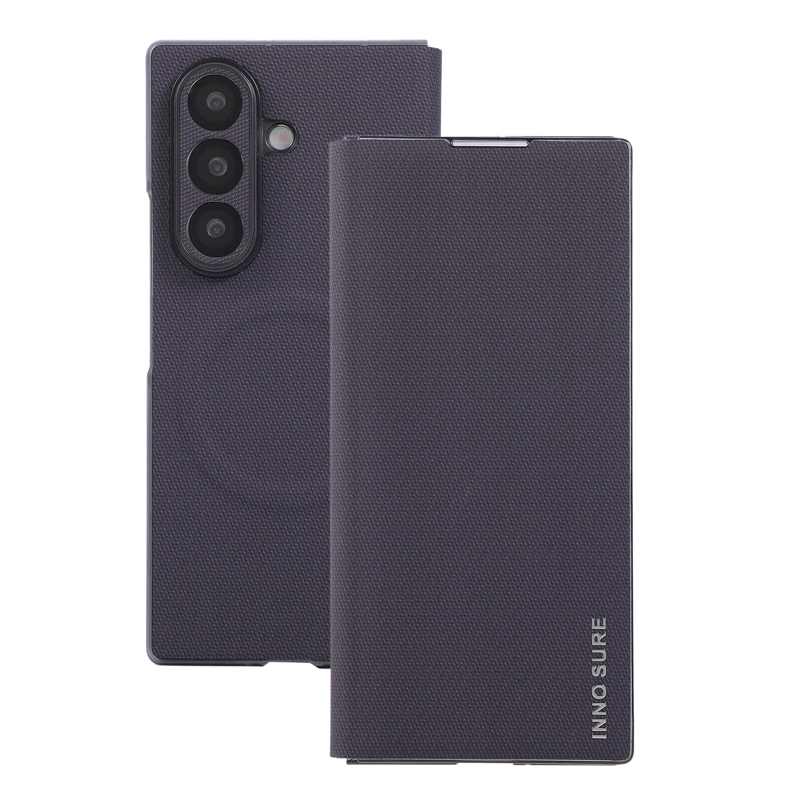 For Samsung Galaxy Z Fold 7 6 5 Case Luxury Matte Leather Magnetic Wireless Charging Shockproof Protection Back Case Accessories