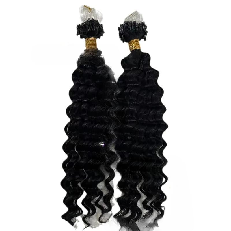Pull ring fishing line hair bundle extension, reverse low amplitude natural color small song big song