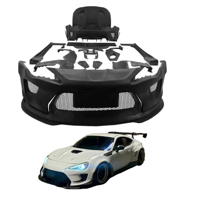 High Quality ROBOT Style FRP Aero Body Kit Front Rear Bumper Tuning Parts Exterior Upgrade Modification Accessories Fit for GT86