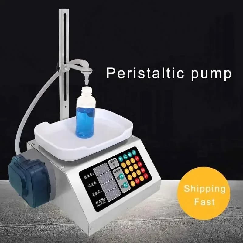 Peristaltic Pump Weighing Quantitative Liquid Sauce Automatic Digital Control Oil Beverage Filling Machine Hot sales