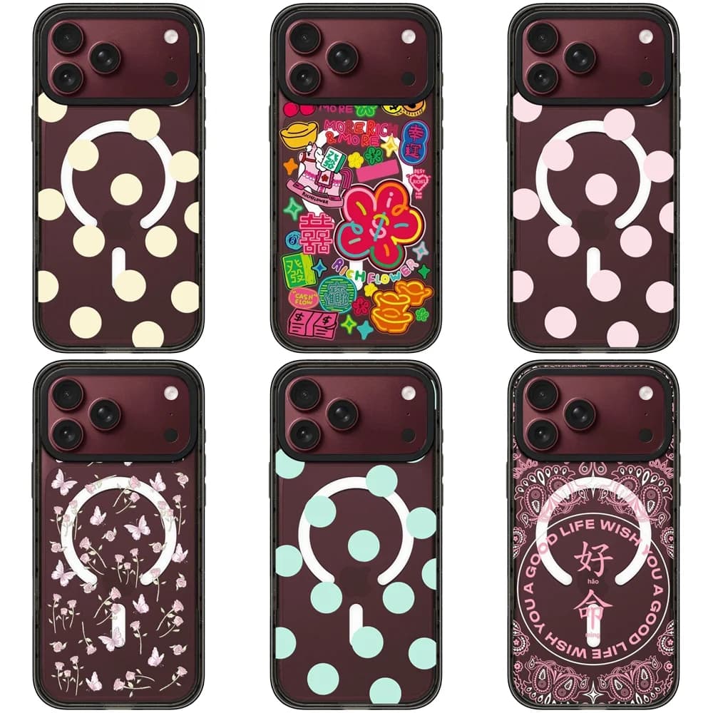 6091639 Impact Black Border Magnetic Case: Compatible with IPhone 18 17 16 15 14 13 Pro Max 17 Air