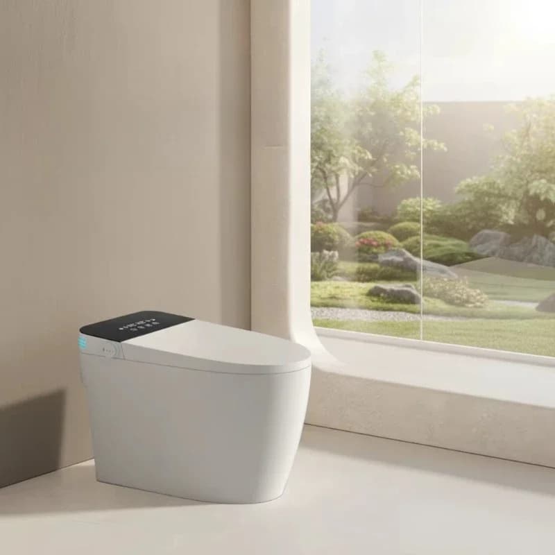 Electric water effect automatic air filter ceramic smart bathroom