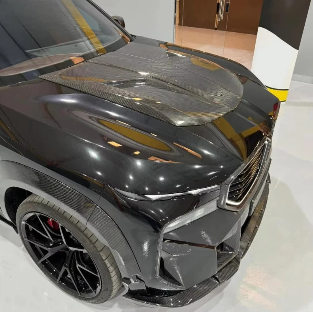 Dry Carbon Fiber RNG Style Hood Bonnet Hood Cover Car Accessories Bonnet Engine Cover Aerodynamic Kit for XM G09