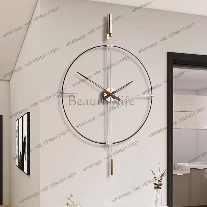 Best Sellers Modern Art Mural Clock Wall Aesthetic Chinese Style Minimalist Fashion Wall Clocks Restaurant Round Reloj Living Ro