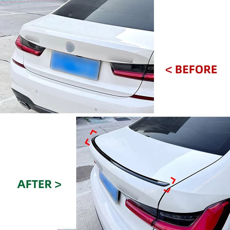 Car Rear Trunk Roof Spoiler Tail Wing Exterior Tuning Aftermarket Part Accessories For BMW 3 Series G20 320i 325i 330i 2019+