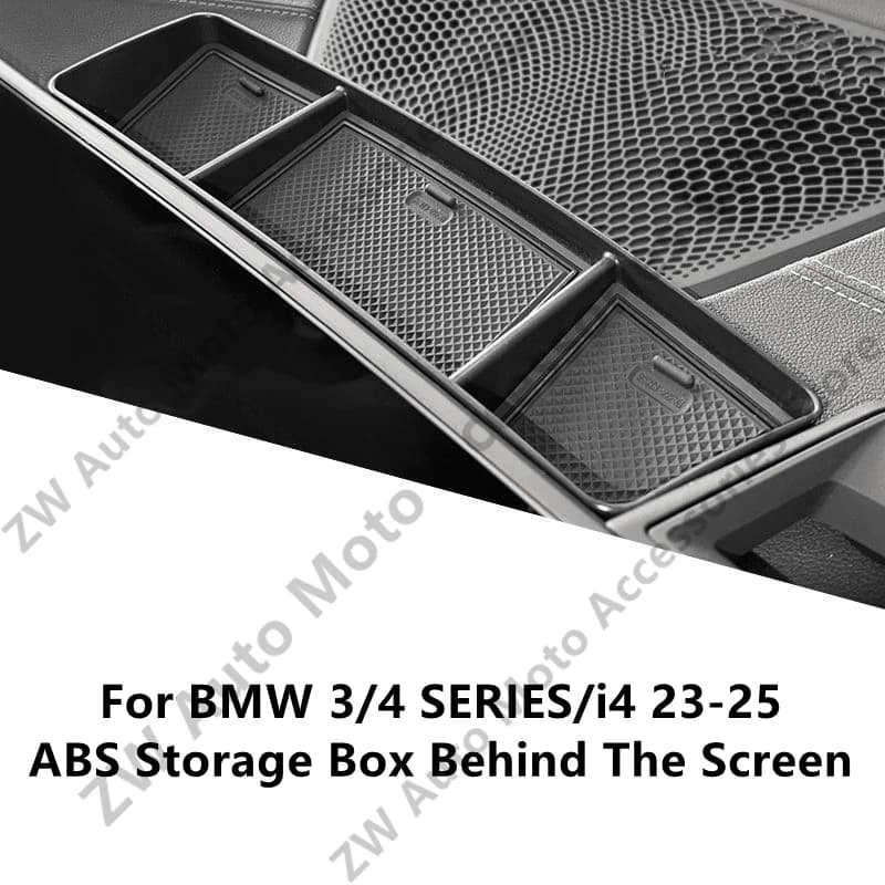 For BMW 3/4 SERIES/i4 23-25 G20 G21 ABS Storage Box Behind The Screen,Interior supplies,Automotive Decoration Modification Parts