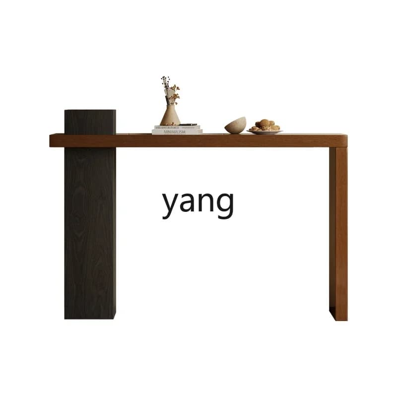 LH new Chinese-style entrance door light luxury high-end art porch table rack