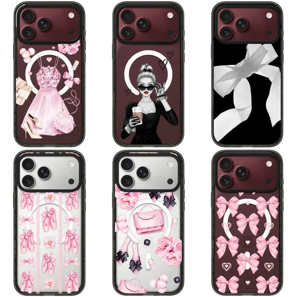6091617 Impact Black Border Magnetic Case: Compatible with IPhone 18 17 16 15 14 13 Pro Max 17 Air