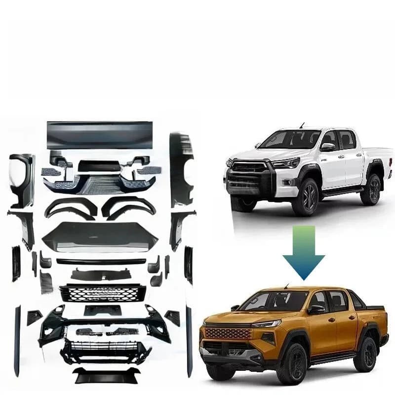 High Quality Full Body Kit With Headlights For 2016-2025 Upgrade To Travo 2026 Pickup Modification Parts