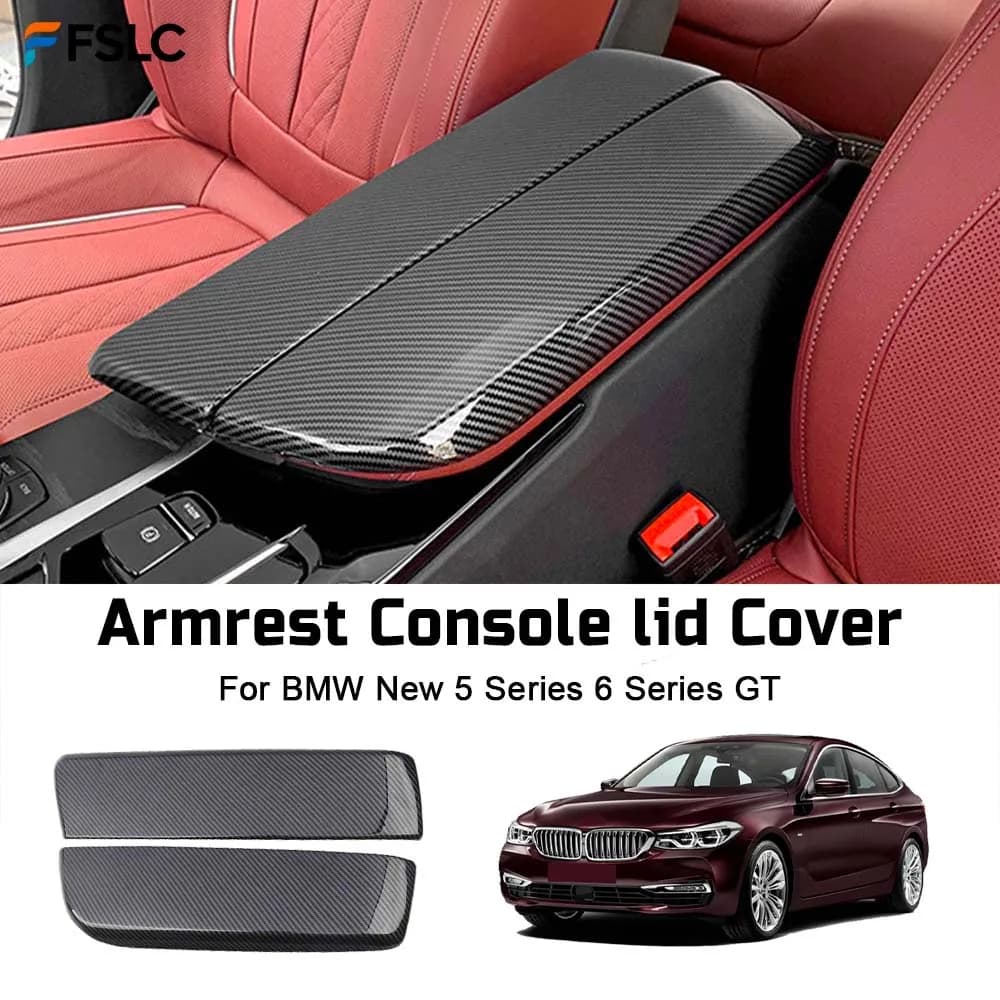 Interior Center Console Armrest Cover Panel Lid For BMW 5 Series 525Li 530Li 6 Series GT G32 Accessories Replacement Parts