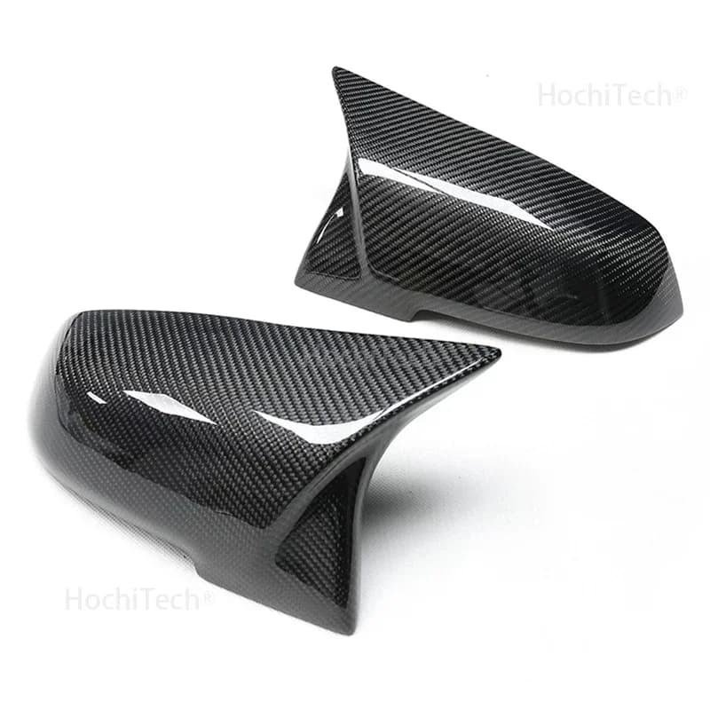 Carbon Fiber Car Rear View Mirror Cover Cap For Bmw F20 F22 F30 F31 F32 F33 F36 F34 F35 I3 I3s x1 Side Mirror Cover Trim