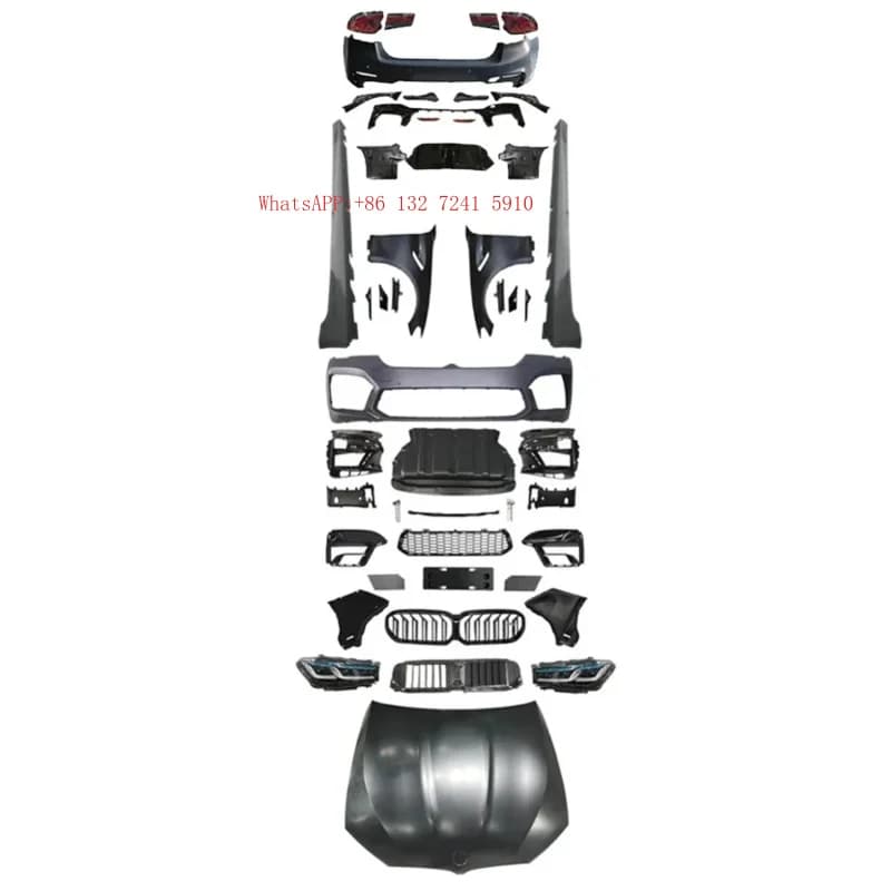 Exterior Set With Front Bumper Side Skirts Rear