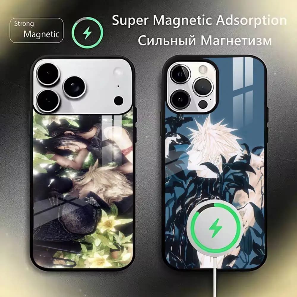 Final Fantasy VII  Phone Case For iPhone17,16,15,14,13,12,11 Plus,Pro Magnetic For Magsafe Wireless Charging