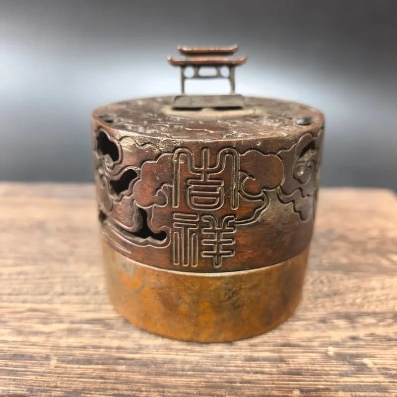 Xiangyun for home use, indoor sandalwood and agarwood , tea ceremony incense burner, copper