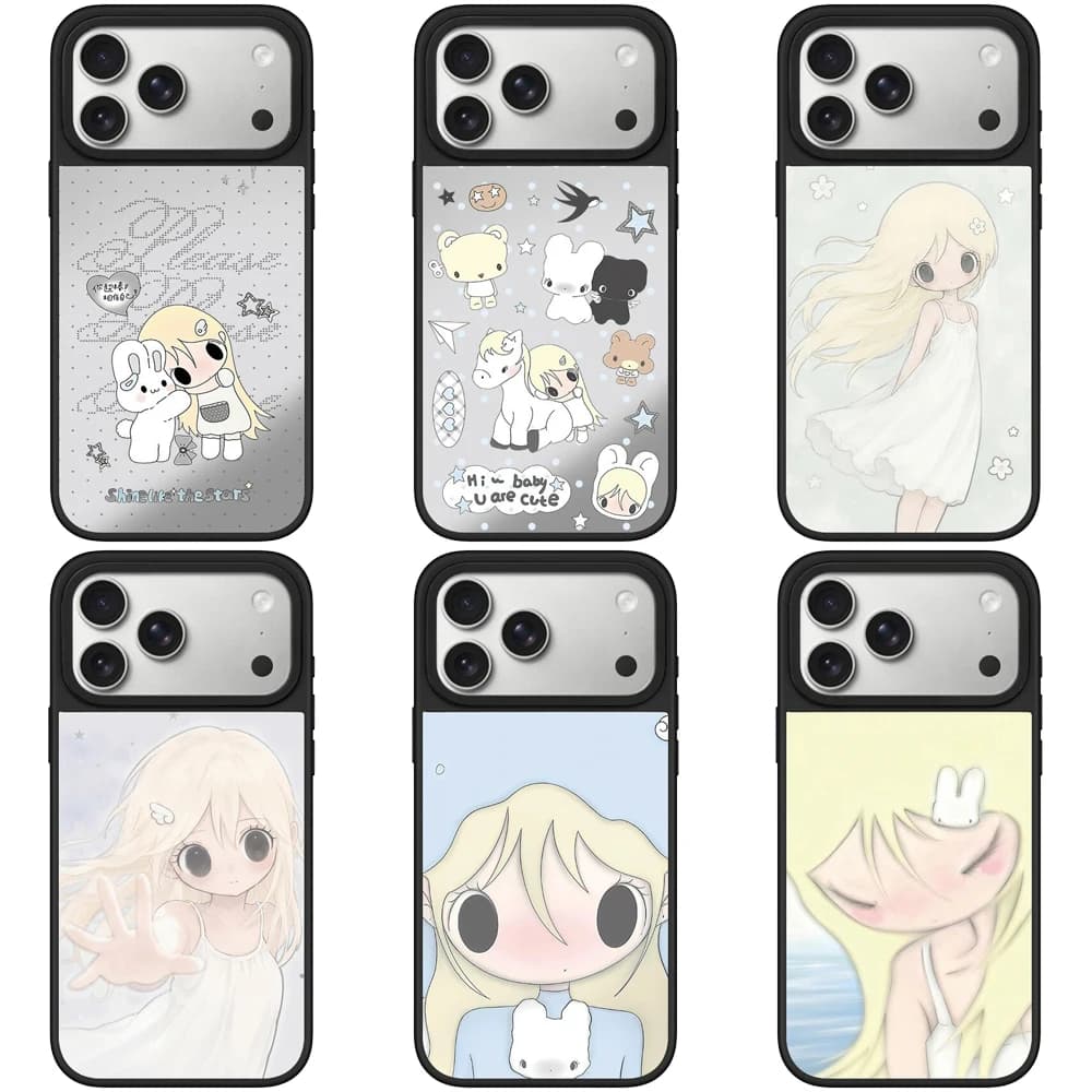 6062038 Mirror Surface Magnetic Case: Compatible with IPhone 17 16 15 14 13 12 Pro Max 17 Air