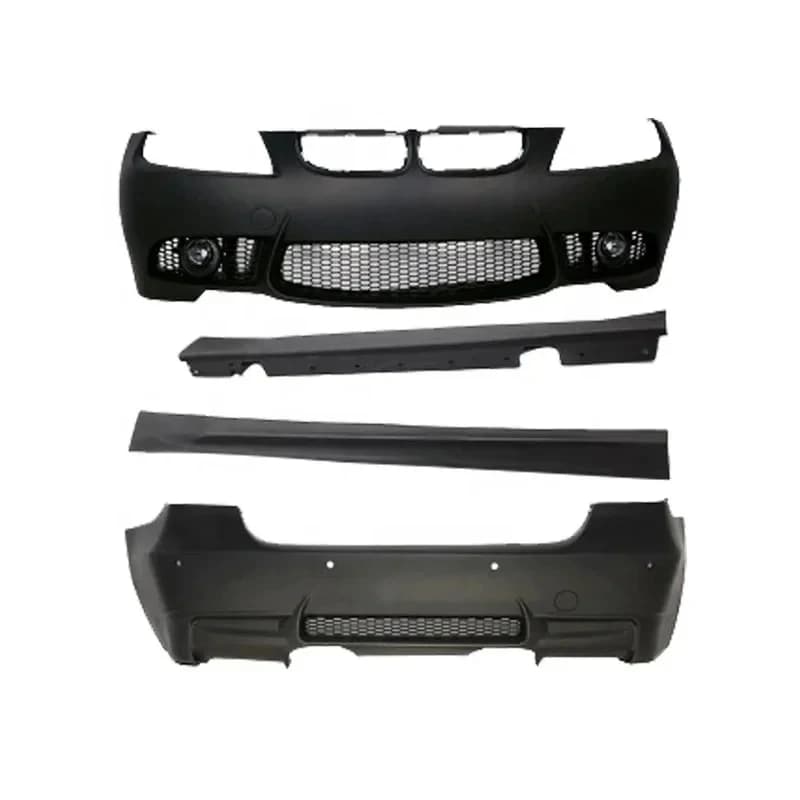PrimeSelect Selected Durle Parts Car Body Kit M Style Front Rear Bumper Side Skirts E0