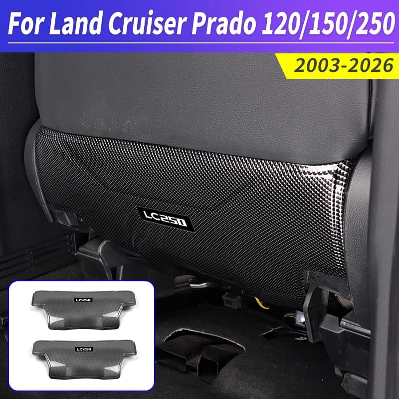 For 2003-2025 Toyota LC120 LC150 LC250 Land Cruiser Prado 120 150 250 Seat Protection Kick Plate Interior upgrade Accessories