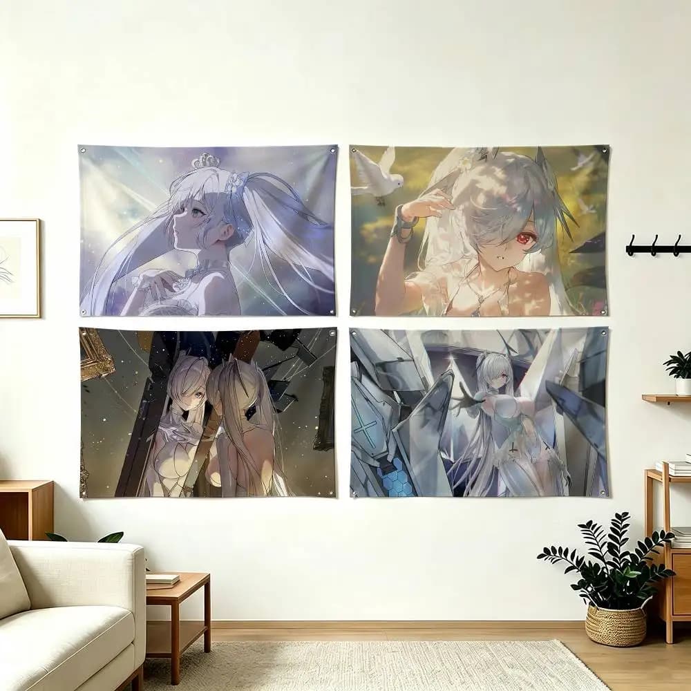 C-Cinderella Goddess of Victory Flags Wall Hanging Tapestry Outdoor Garage Room Decorative flag Background Blanket