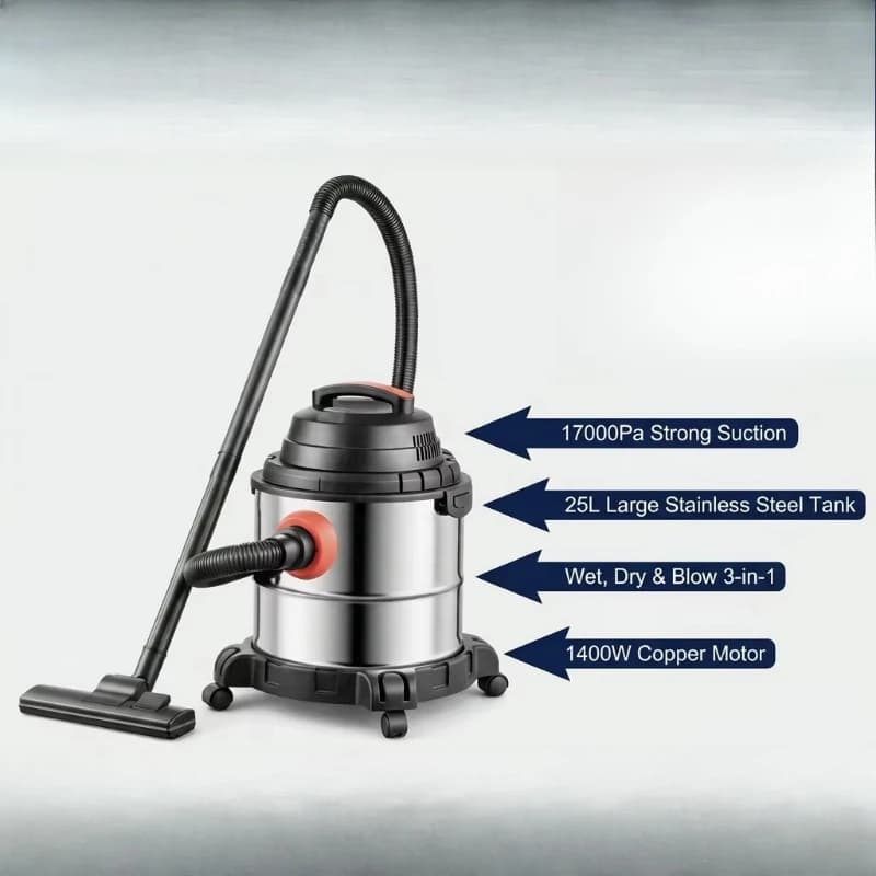 Luxury Home Vacuum Cleaner Premium Home Gift Set Copper Motor Accessories Multi-Brush Set